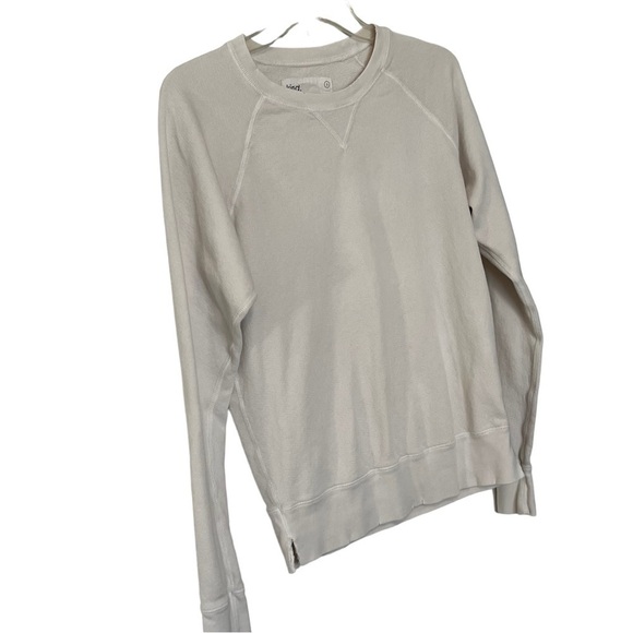 Unsubscribed Crew Neck Long Sleeve Be Kind Lightweight Distressed Sweatshirt S - Picture 5 of 16